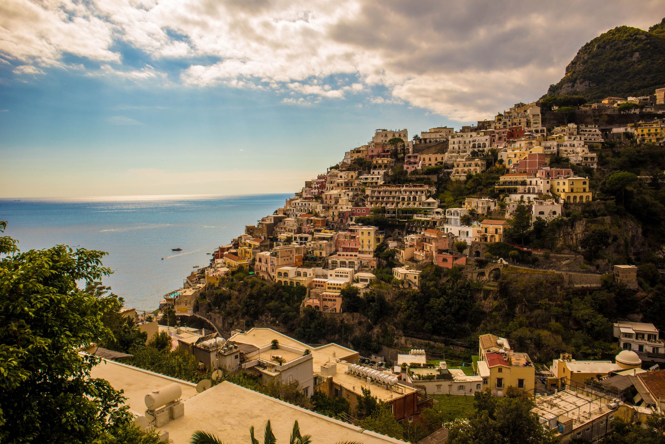Colourful towns along the Mediterranean coast